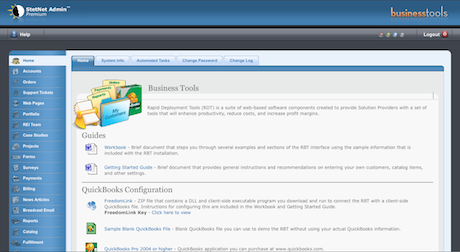 Screen shot: Cutting Edge software suite